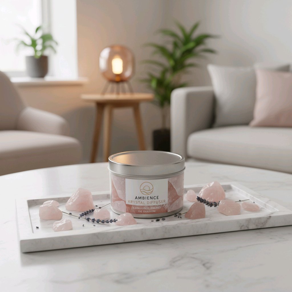 Krystal Diffuser - Rosen kvarts