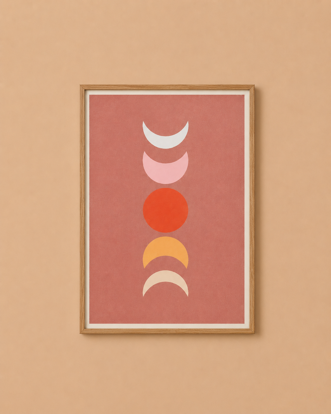 Plakat - månefaser