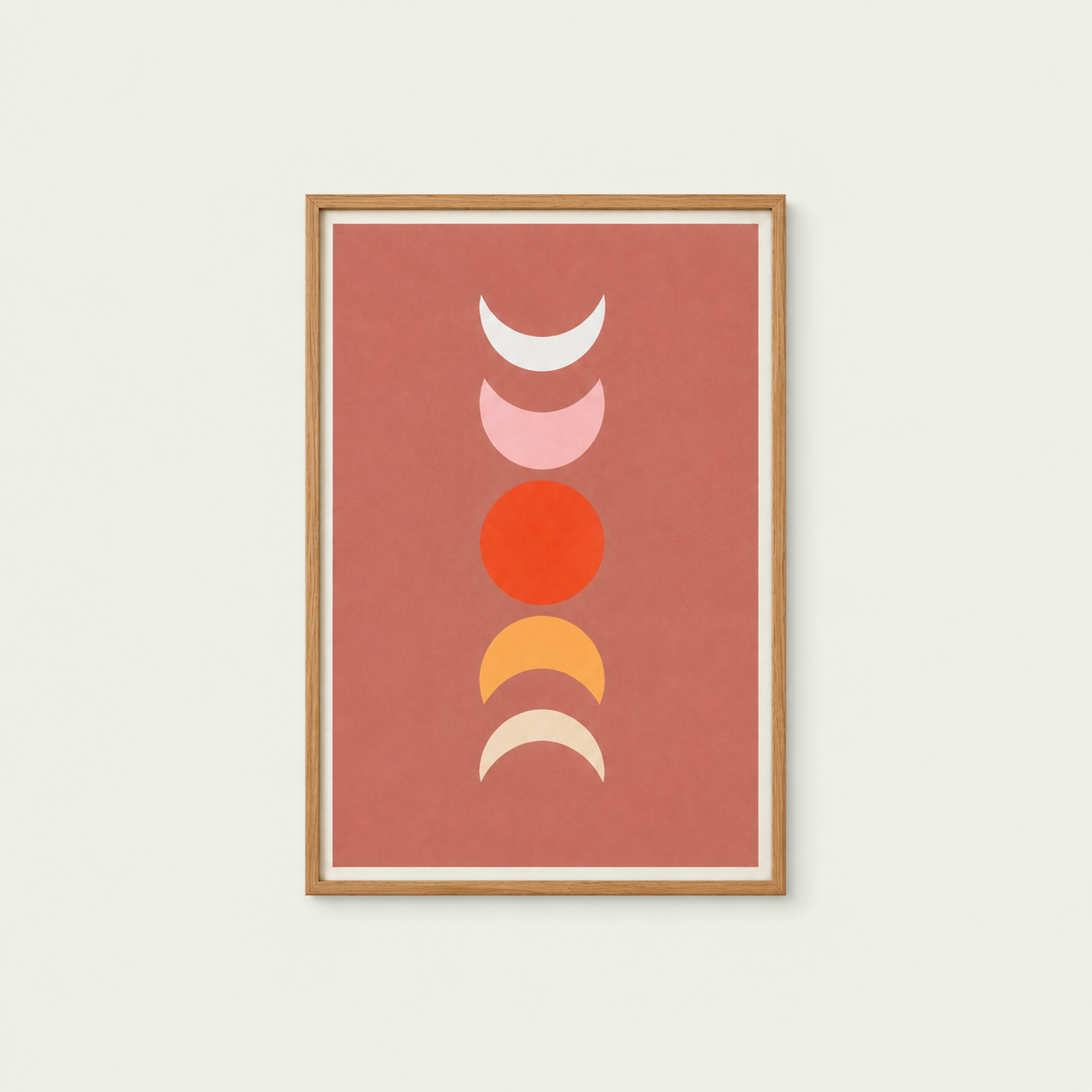Plakat - månefaser